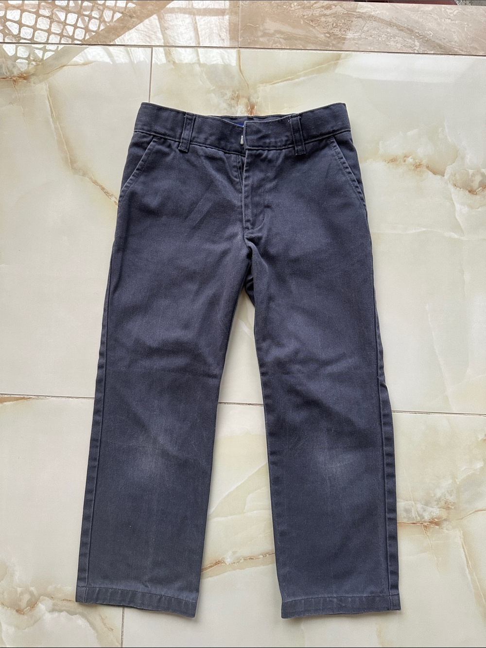 French Toast Boys Straight Pants in Charcoal